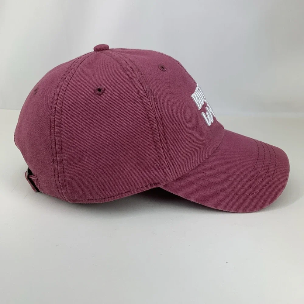 But First, Wine Hat State Of Mine Red Adjustable Strapback OSFM Baseball Cap